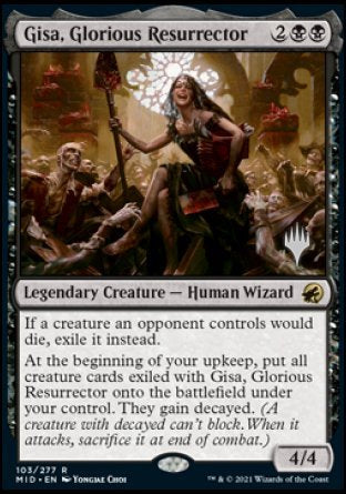 Gisa, Glorious Resurrector (Promo Pack) [Innistrad: Midnight Hunt Promos] | Tables and Towers