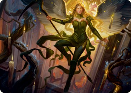 Sigarda, Champion of Light Art Card [Innistrad: Midnight Hunt Art Series] | Tables and Towers