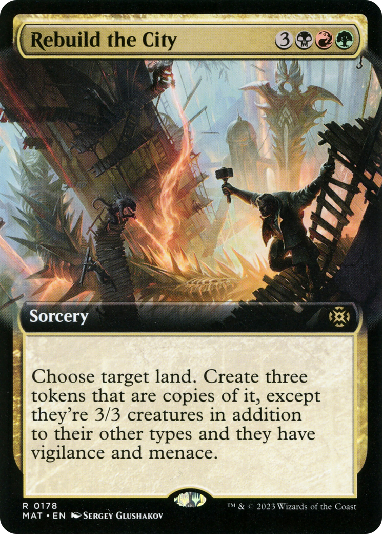 Rebuild the City (Extended Art) [March of the Machine: The Aftermath] | Tables and Towers