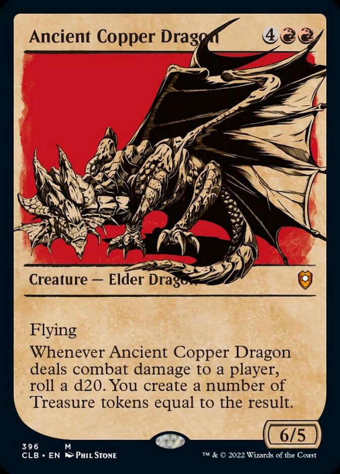 Ancient Copper Dragon (Showcase) [Commander Legends: Battle for Baldur's Gate] | Tables and Towers