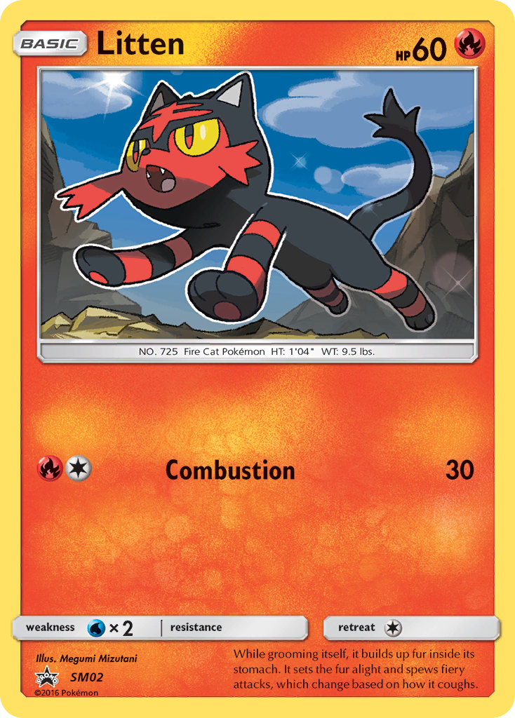 Litten (SM02) [Sun & Moon: Black Star Promos] | Tables and Towers