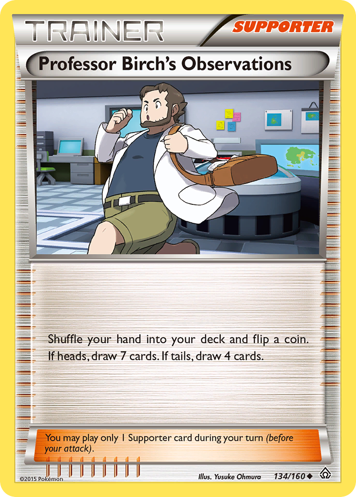 Professor Birch's Observations (134/160) [XY: Primal Clash] | Tables and Towers