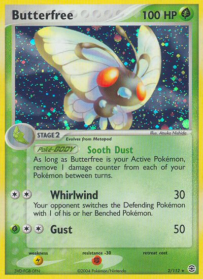 Butterfree (2/112) [EX: FireRed & LeafGreen] | Tables and Towers