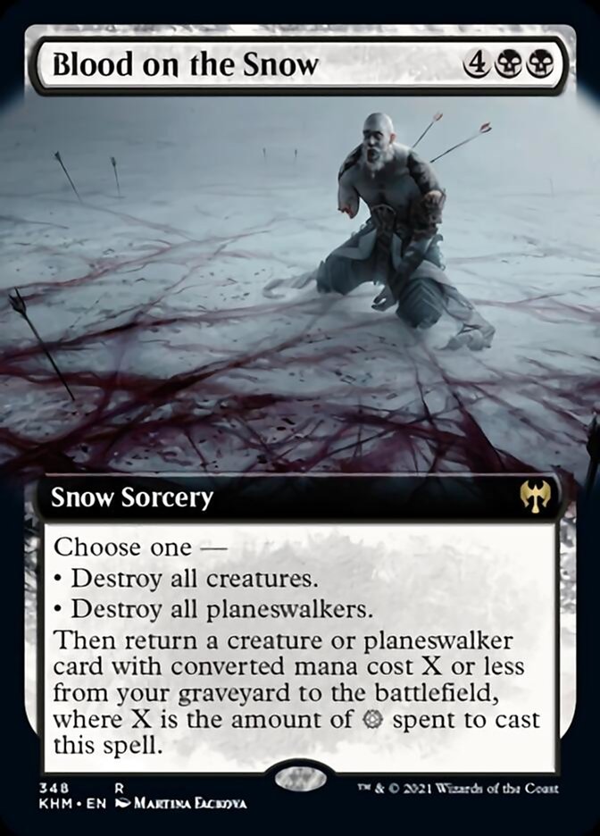 Blood on the Snow (Extended Art) [Kaldheim] | Tables and Towers