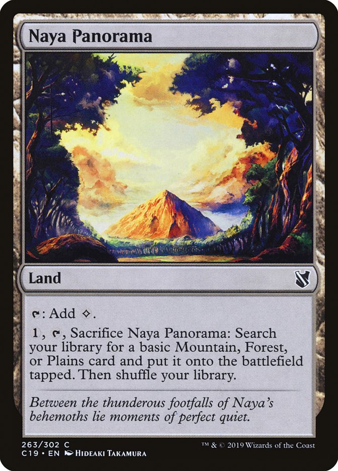 Naya Panorama [Commander 2019] | Tables and Towers