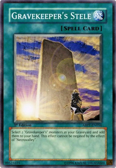 Gravekeeper's Stele [ABPF-EN056] Common | Tables and Towers