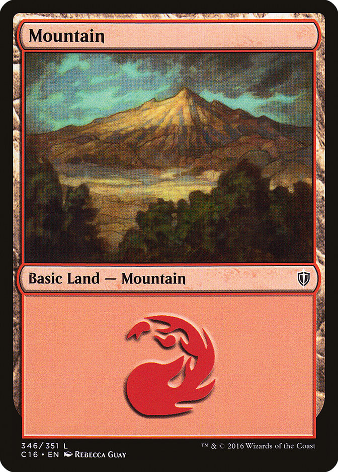 Mountain (346) [Commander 2016] | Tables and Towers