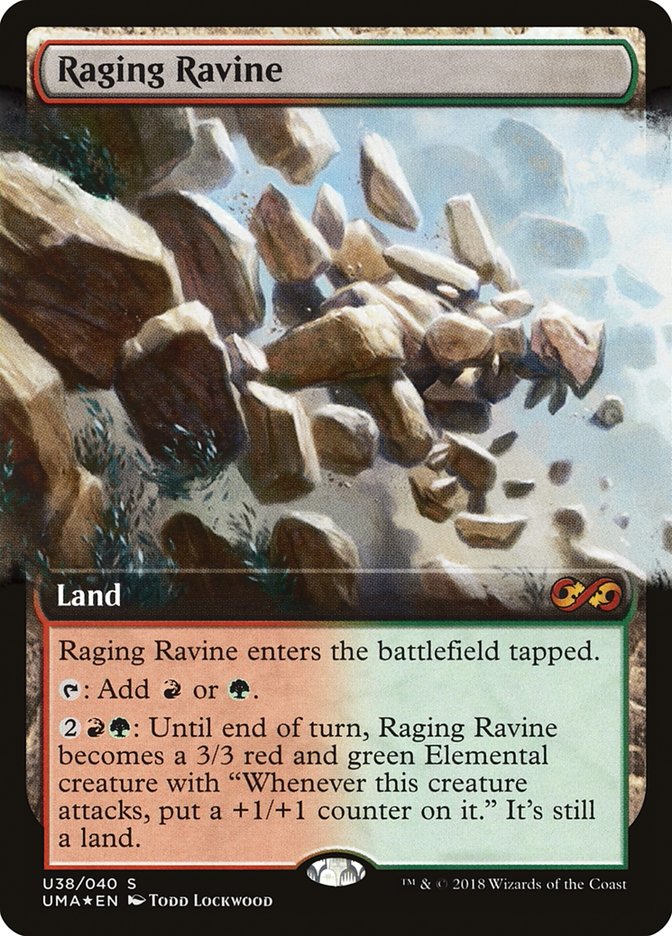 Raging Ravine (Topper) [Ultimate Masters Box Topper] | Tables and Towers