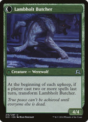 Lambholt Pacifist // Lambholt Butcher [Shadows over Innistrad] | Tables and Towers