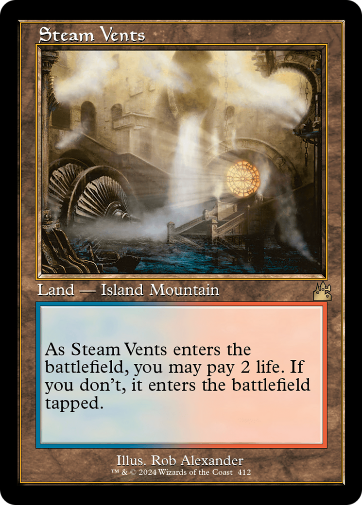 Steam Vents (Retro) [Ravnica Remastered] | Tables and Towers