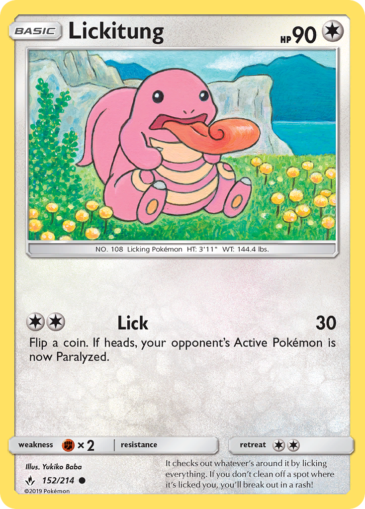 Lickitung (152/214) [Sun & Moon: Unbroken Bonds] | Tables and Towers