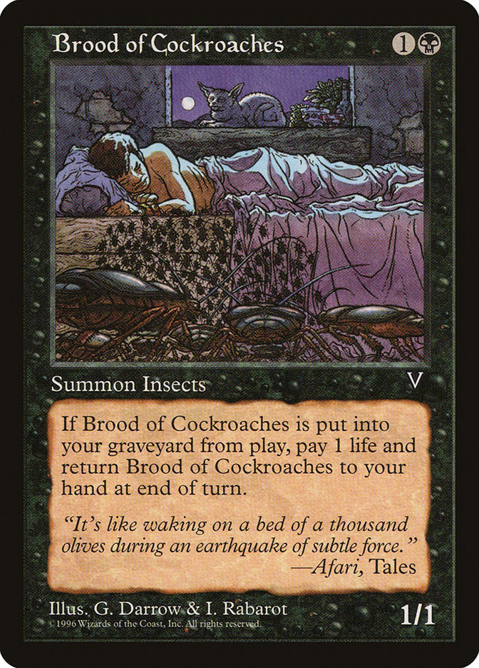 Brood of Cockroaches [Visions] | Tables and Towers