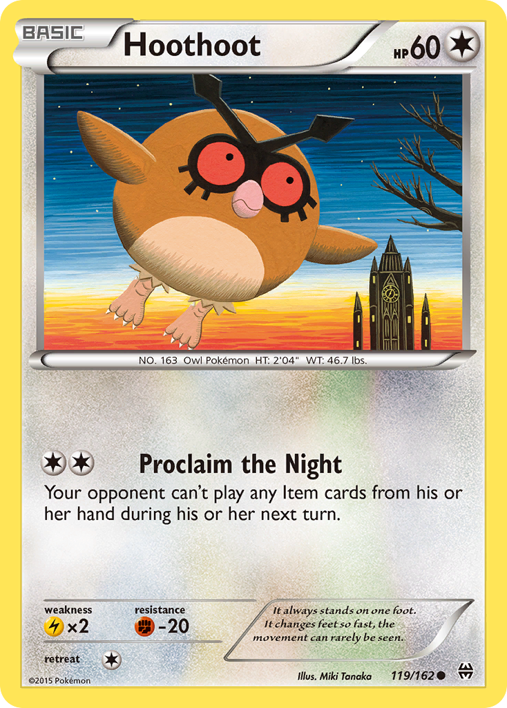 Hoothoot (119/162) [XY: BREAKthrough] | Tables and Towers