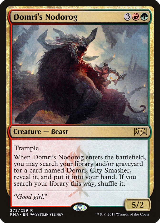 Domri's Nodorog [Ravnica Allegiance] | Tables and Towers