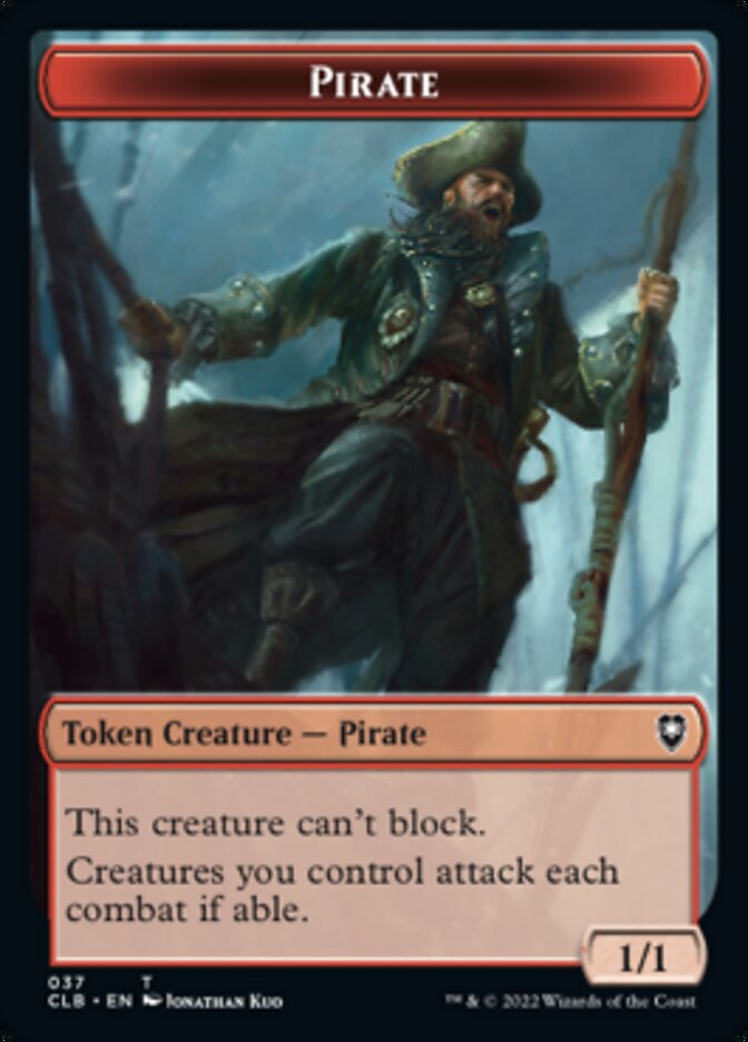 Pirate // Goblin Double-Sided Token [Commander Legends: Battle for Baldur's Gate Tokens] | Tables and Towers