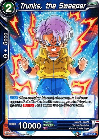 Trunks, the Sweeper (BT7-032) [Assault of the Saiyans] | Tables and Towers