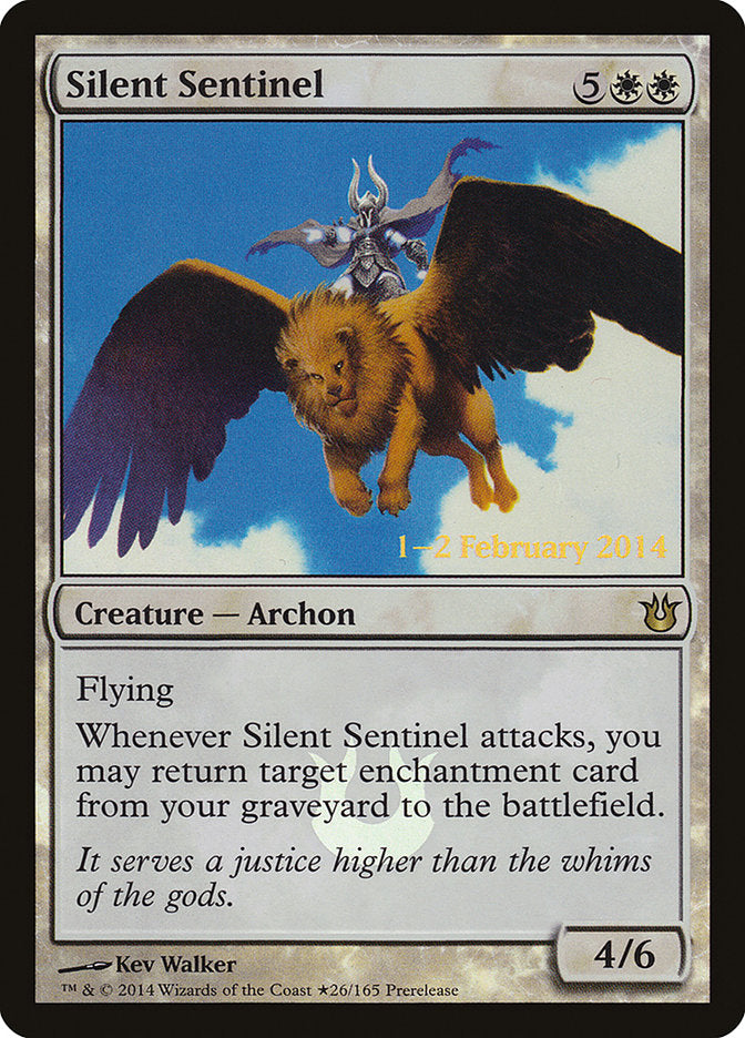 Silent Sentinel [Born of the Gods Prerelease Promos] | Tables and Towers