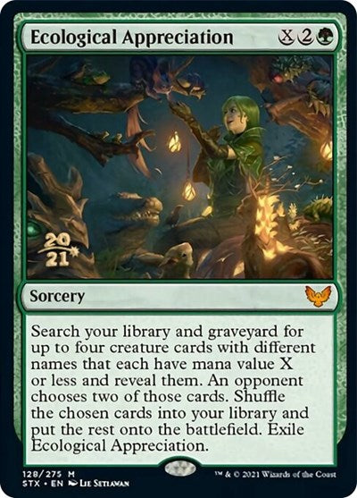 Ecological Appreciation [Strixhaven: School of Mages Prerelease Promos] | Tables and Towers