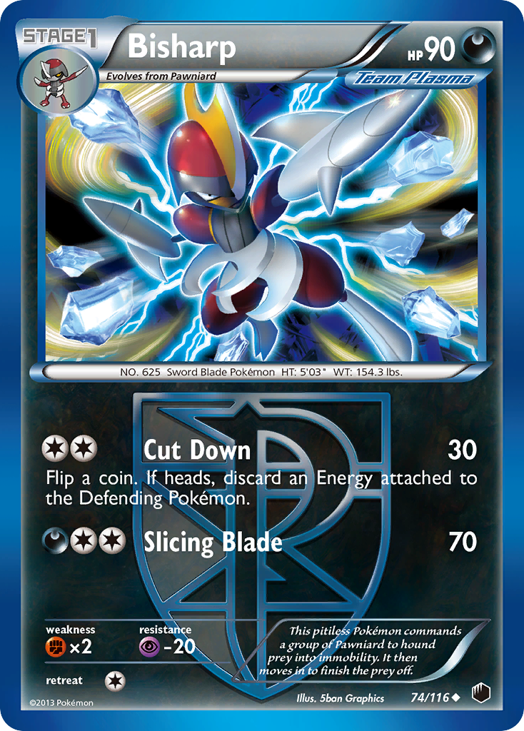 Bisharp (74/116) [Black & White: Plasma Freeze] | Tables and Towers