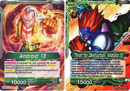 Android 13 // Thirst for Destruction, Android 13 (BT3-056) [Cross Worlds] | Tables and Towers