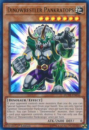 Dinowrestler Pankratops [DUDE-EN036] Ultra Rare | Tables and Towers