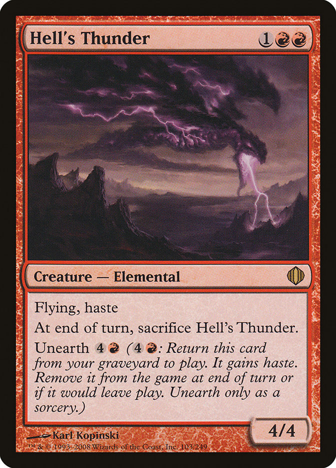 Hell's Thunder [Shards of Alara] | Tables and Towers