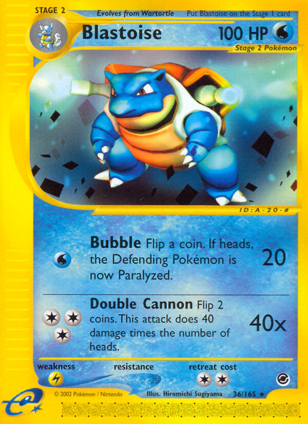 Blastoise (36/165) [Expedition: Base Set] | Tables and Towers