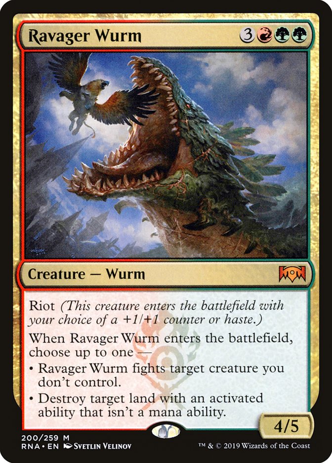 Ravager Wurm [Ravnica Allegiance] | Tables and Towers