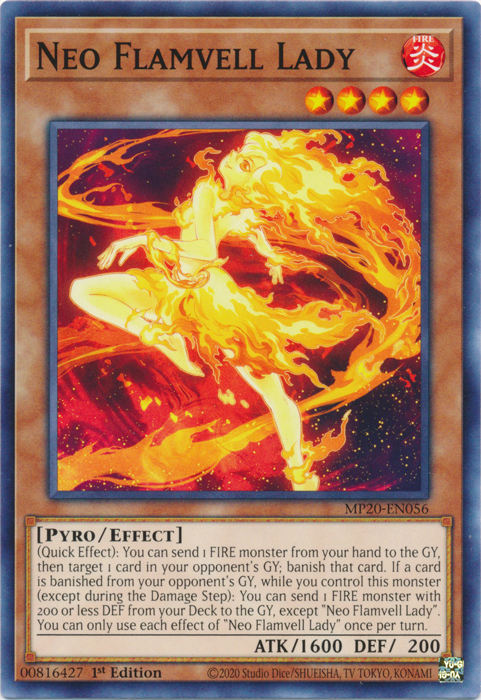 Neo Flamvell Lady [MP20-EN056] Common | Tables and Towers