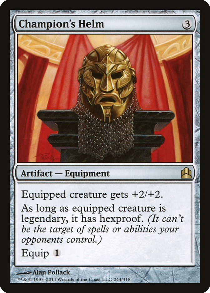 Champion's Helm [Commander 2011] | Tables and Towers