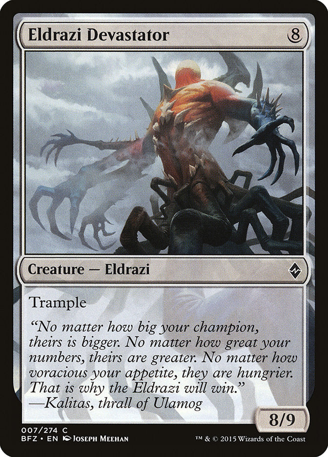 Eldrazi Devastator [Battle for Zendikar] | Tables and Towers