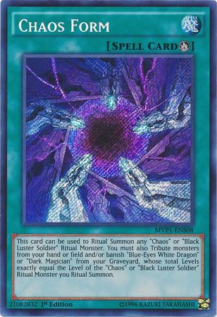 Chaos Form [MVP1-ENS08] Secret Rare | Tables and Towers