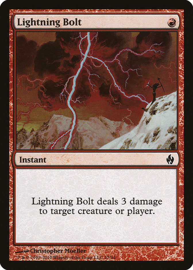 Lightning Bolt [Premium Deck Series: Fire and Lightning] | Tables and Towers