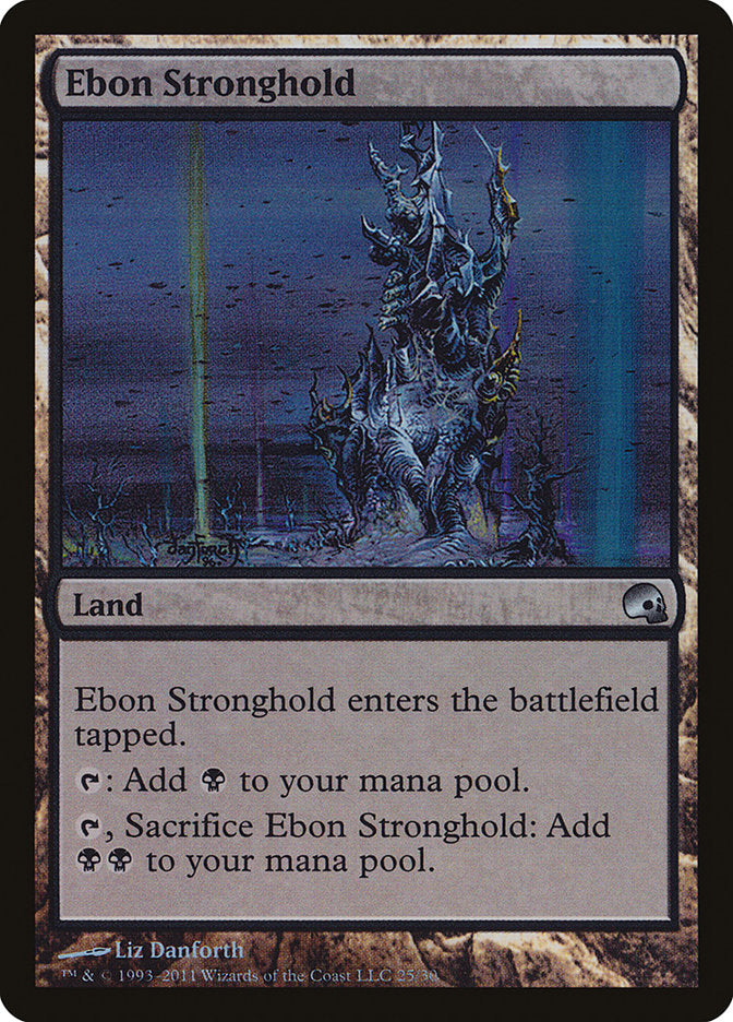 Ebon Stronghold [Premium Deck Series: Graveborn] | Tables and Towers