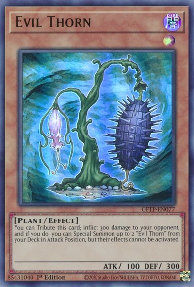 Evil Thorn [GFTP-EN077] Ultra Rare | Tables and Towers