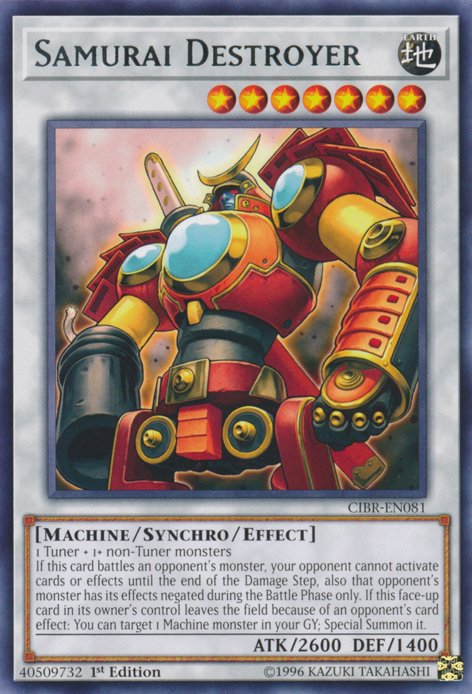 Samurai Destroyer [CIBR-EN081] Rare | Tables and Towers