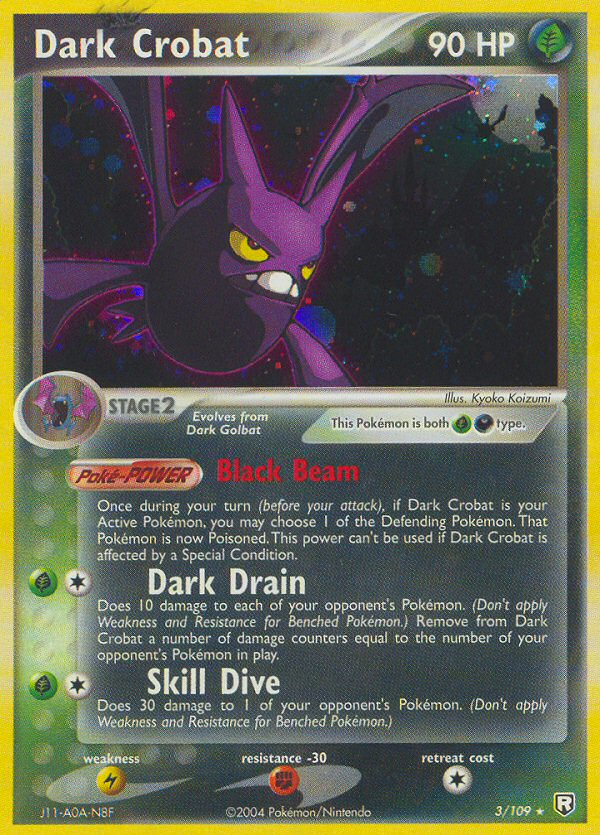 Dark Crobat (3/109) [EX: Team Rocket Returns] | Tables and Towers