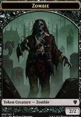 Zombie // Gold Double-Sided Token [Commander 2017 Tokens] | Tables and Towers