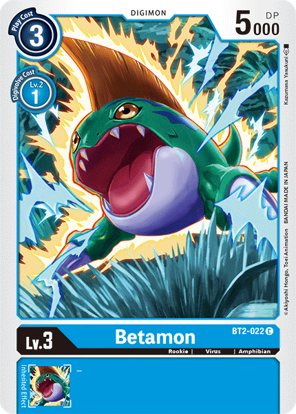 Betamon [BT2-022] [Release Special Booster Ver.1.5] | Tables and Towers