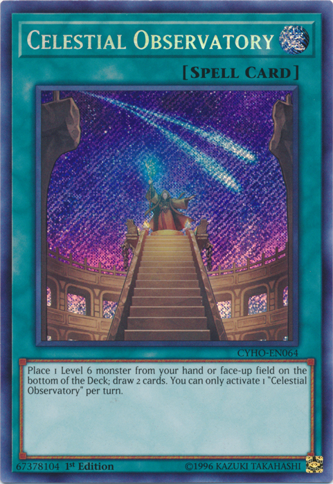 Celestial Observatory [CYHO-EN064] Secret Rare | Tables and Towers