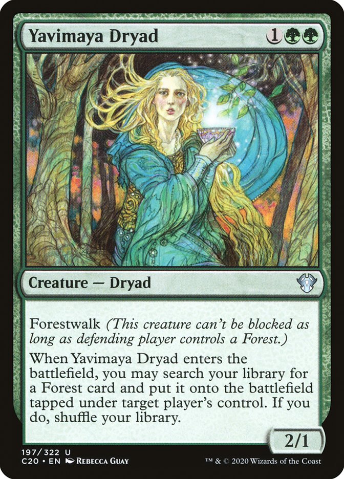 Yavimaya Dryad [Commander 2020] | Tables and Towers