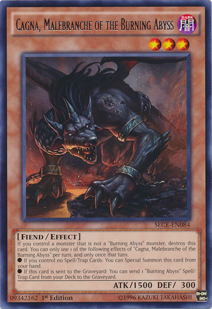 Cagna, Malebranche of the Burning Abyss [SECE-EN084] Rare | Tables and Towers