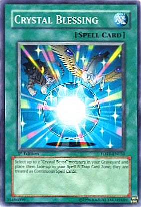 Crystal Blessing [FOTB-EN034] Common | Tables and Towers