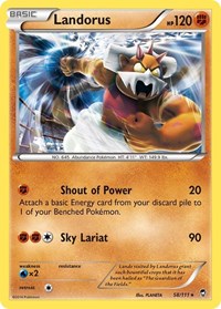 Landorus (58/111) (Theme Deck Exclusive) [XY: Furious Fists] | Tables and Towers