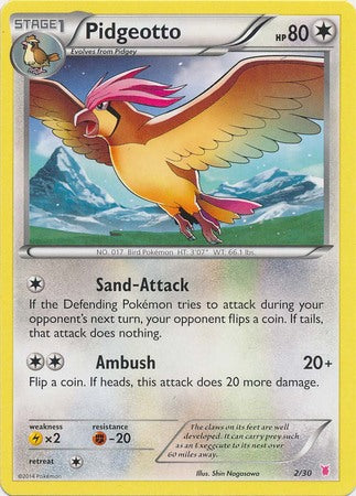 Pidgeotto (2/30) [XY: Trainer Kit 1 - Wigglytuff] | Tables and Towers