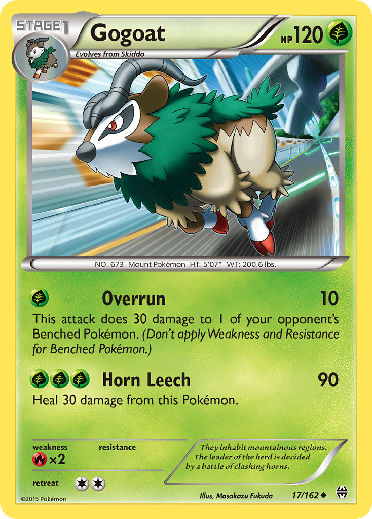 Gogoat (17/162) [XY: BREAKthrough] | Tables and Towers