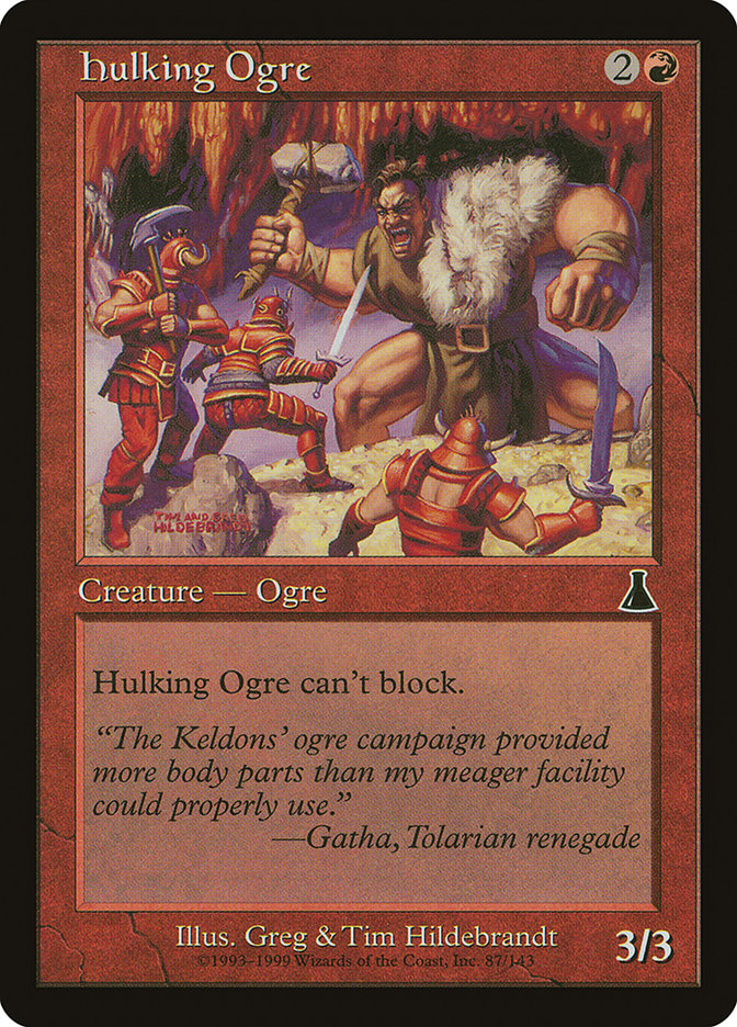 Hulking Ogre [Urza's Destiny] | Tables and Towers