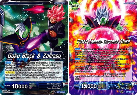 Goku Black & Zamasu // Fused Zamasu, Supreme Strike (BT7-026) [Assault of the Saiyans] | Tables and Towers