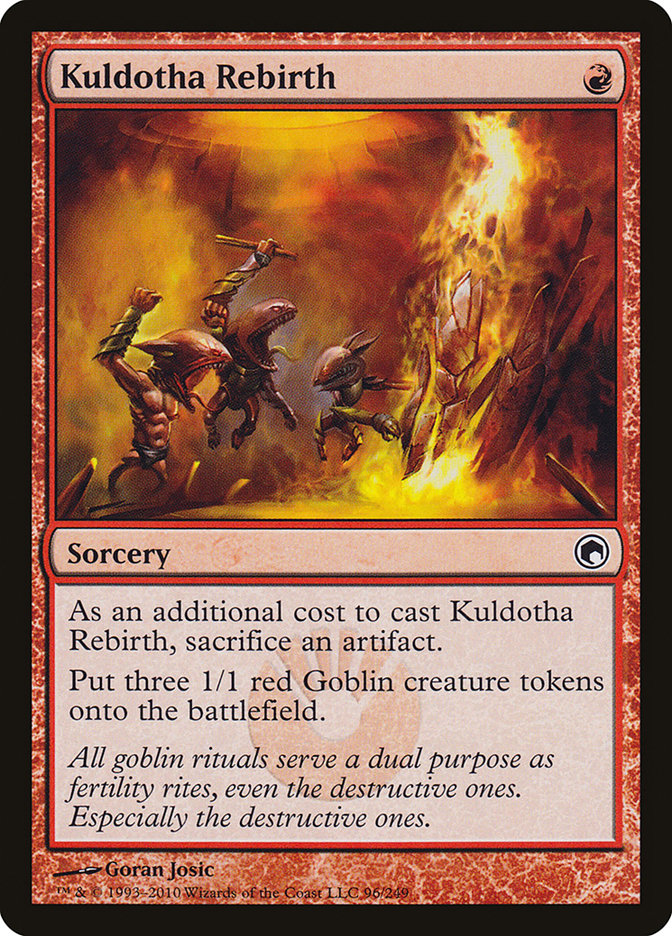 Kuldotha Rebirth [Scars of Mirrodin] | Tables and Towers