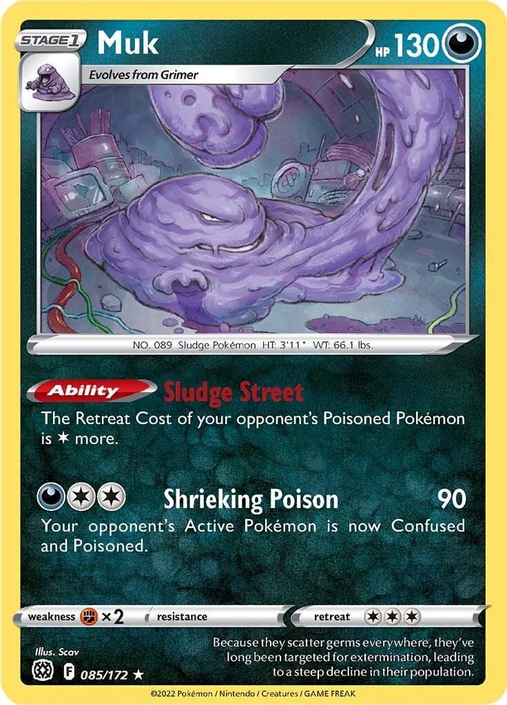 Muk (085/172) [Sword & Shield: Brilliant Stars] | Tables and Towers